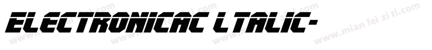 ElectronicaC ltalic字体转换